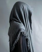 "GUCCI" GG pattern fringe detail scarf