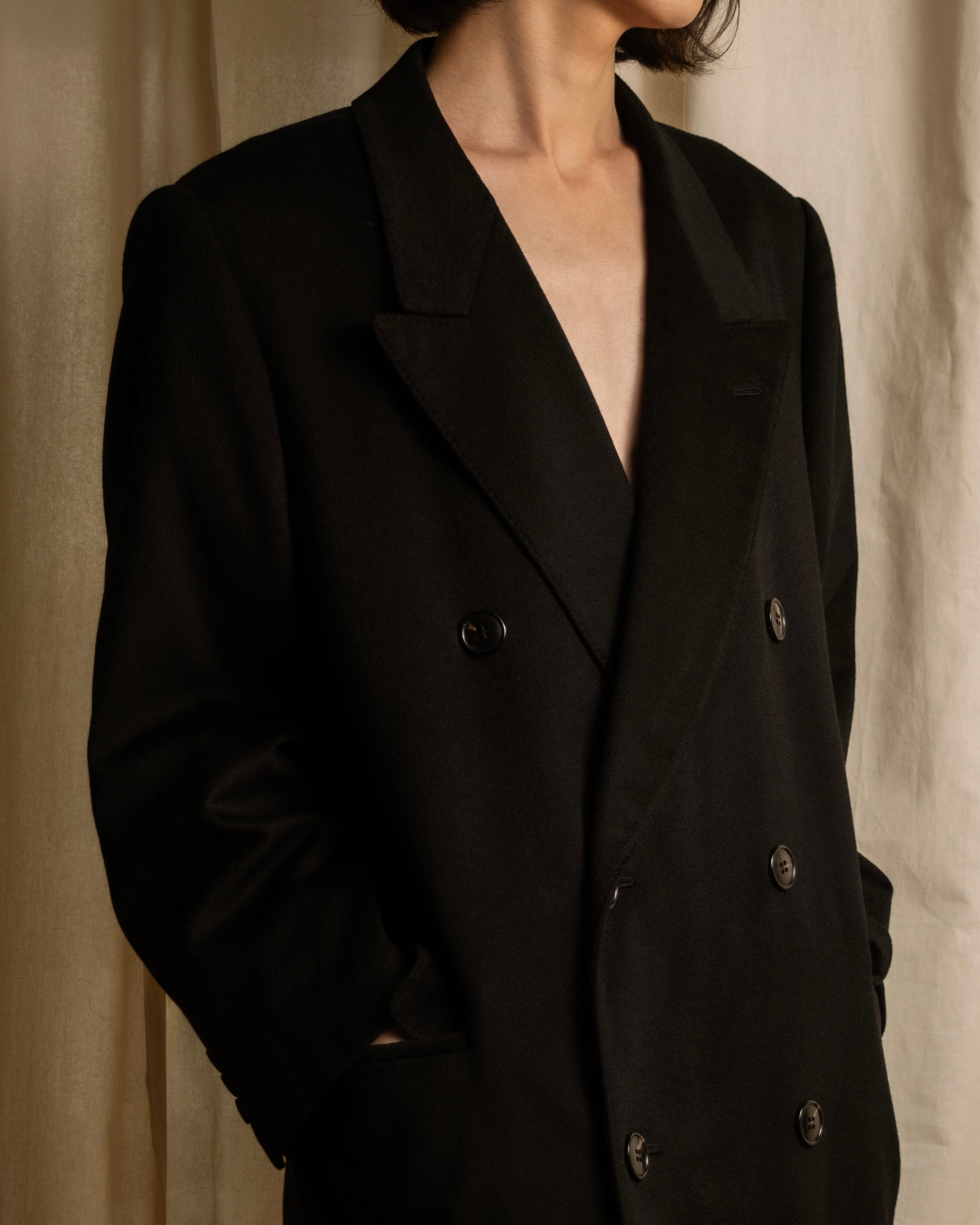 "英國屋" British-made 100% cashmere chester coat