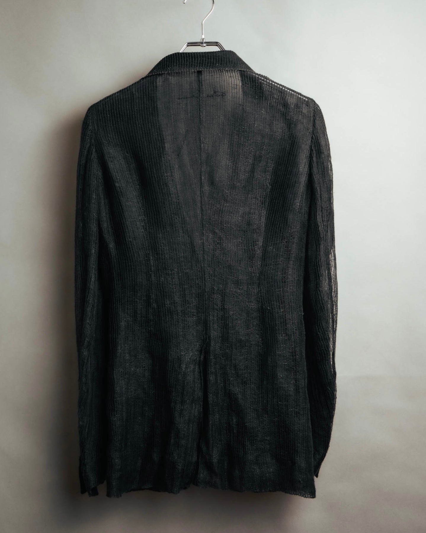 -SPECIAL- “Rick Owens” 2000’s Open weave shawl cardigan