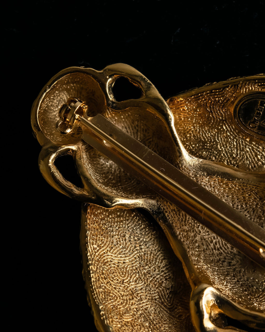 "Christian Dior" Bee motif gold brooch