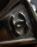 "CHANEL" 00s' rhinestone design ring