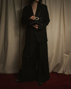 瓦伦蒂诺·加拉瓦尼 80年代末-90年代初水晶蛇形扣缎面晚宴包