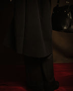 –SPECIAL– “Christian Dior” 80’s-90’s Angora blend sailor collar A-line coat