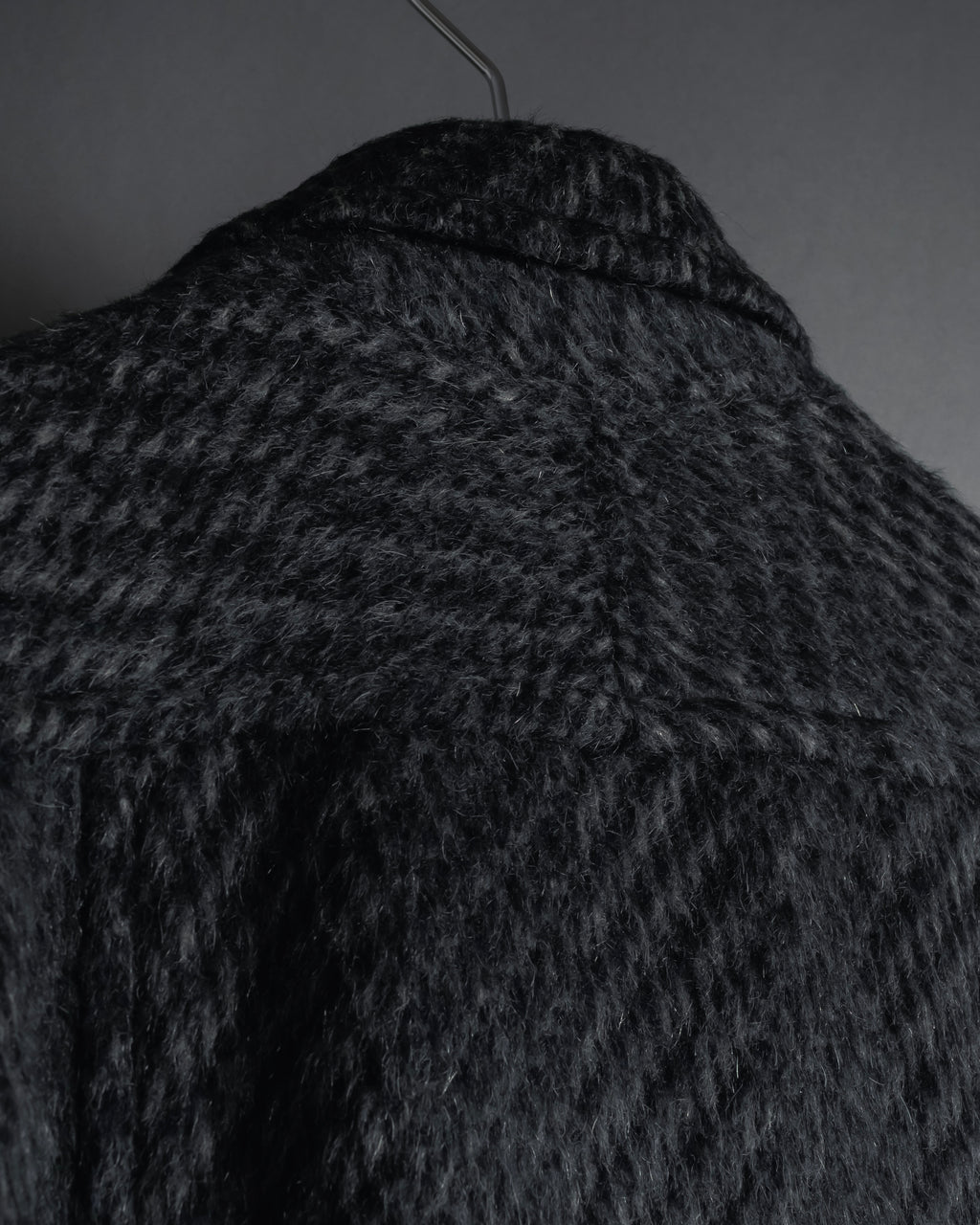 Abrigo de mezcla de mohair de doble botonadura de los años 90 de Christian Dior MONSIEUR