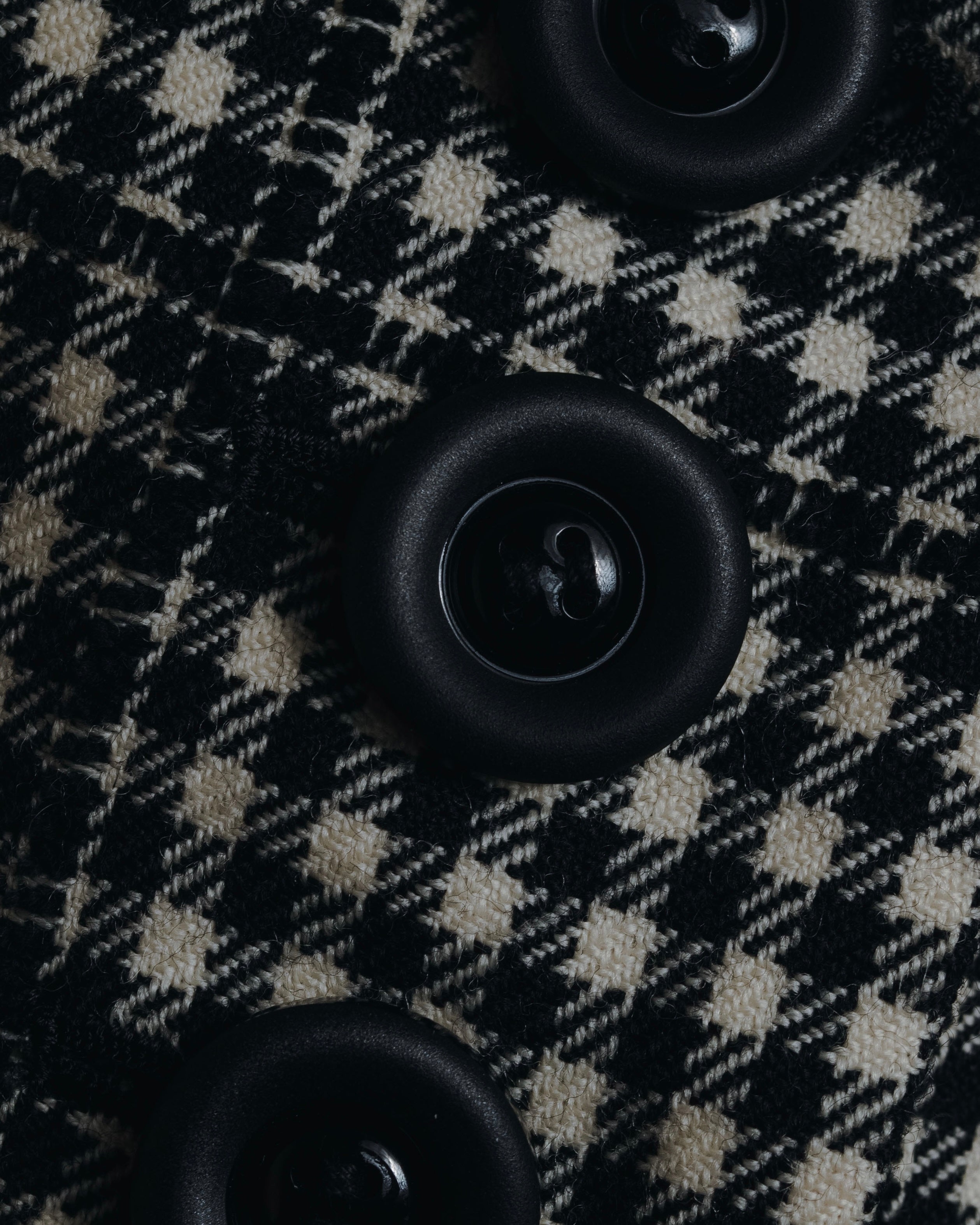 –SPECIALS– "Yves Saint Laurent" 90’s Mid gingham check velvet lapel tailored vest