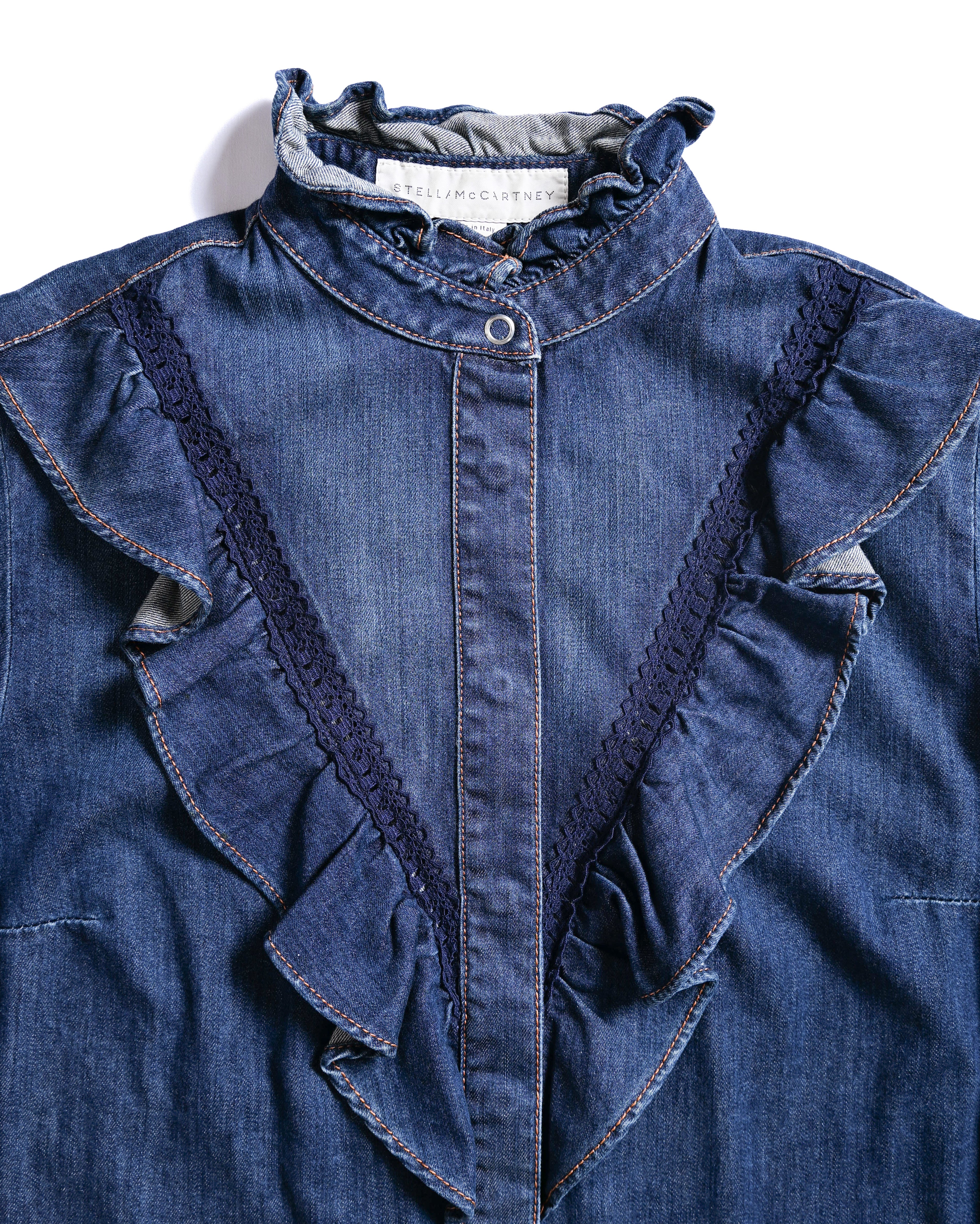 Stella McCartney/ Frill Designed Denim Shirt