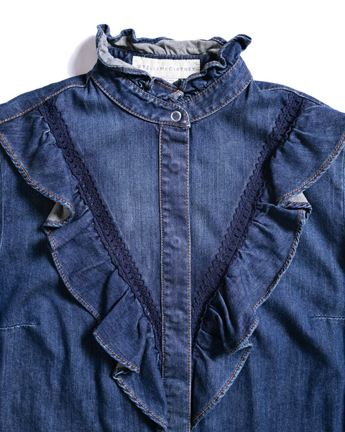 Stella McCartney/ Frill Designed Denim Shirt
