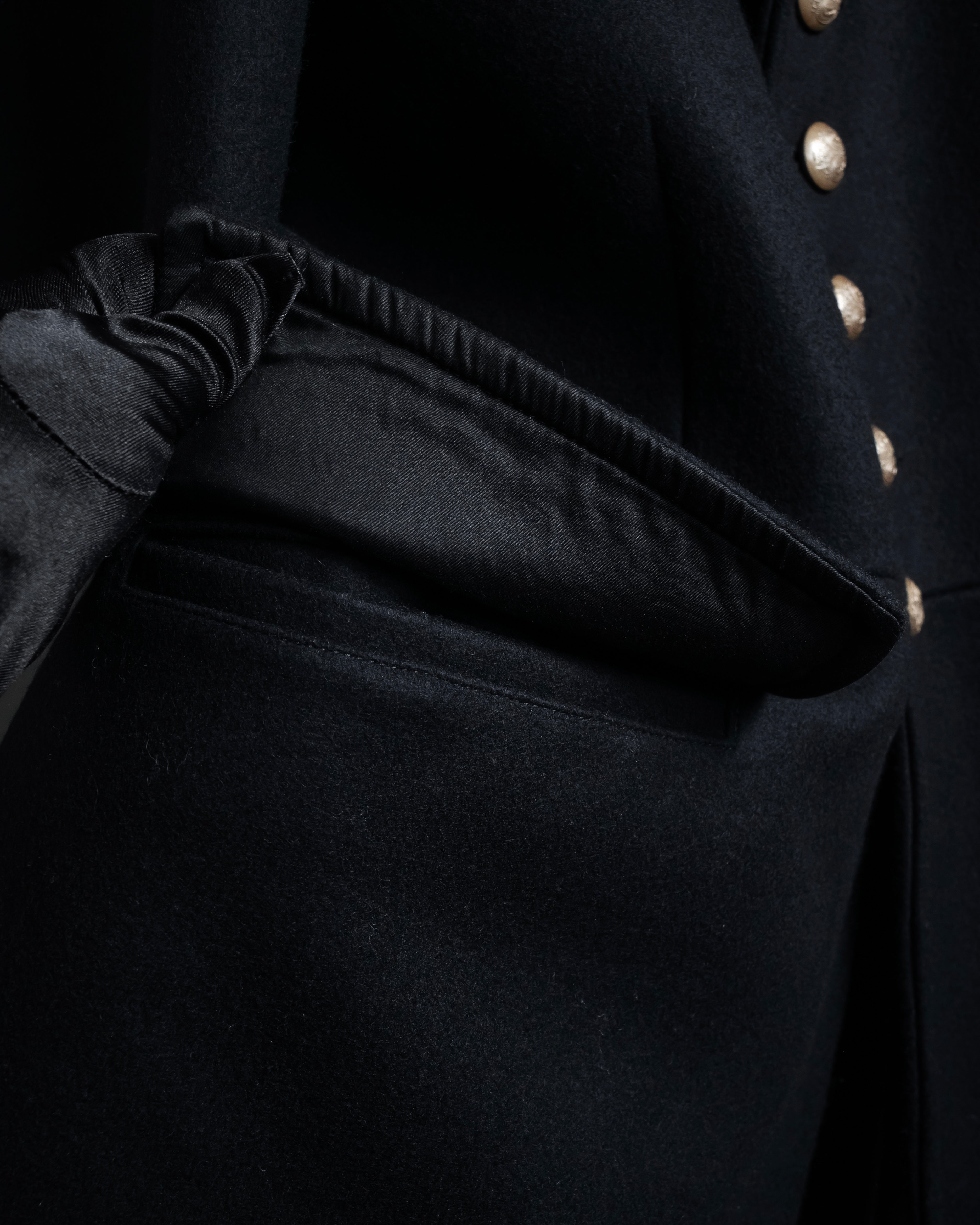 -SPECIAL- "GUCCI" 13'year-14'year Horse riding outfit motif velvet collar jacket