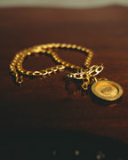 –SPECIAL– "CHANEL" 95AW Jeweled medallion pendant necklace