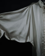 –SPECIAL– "LOEWE" 00’s Satin dolman sleeve destroy edge shirt