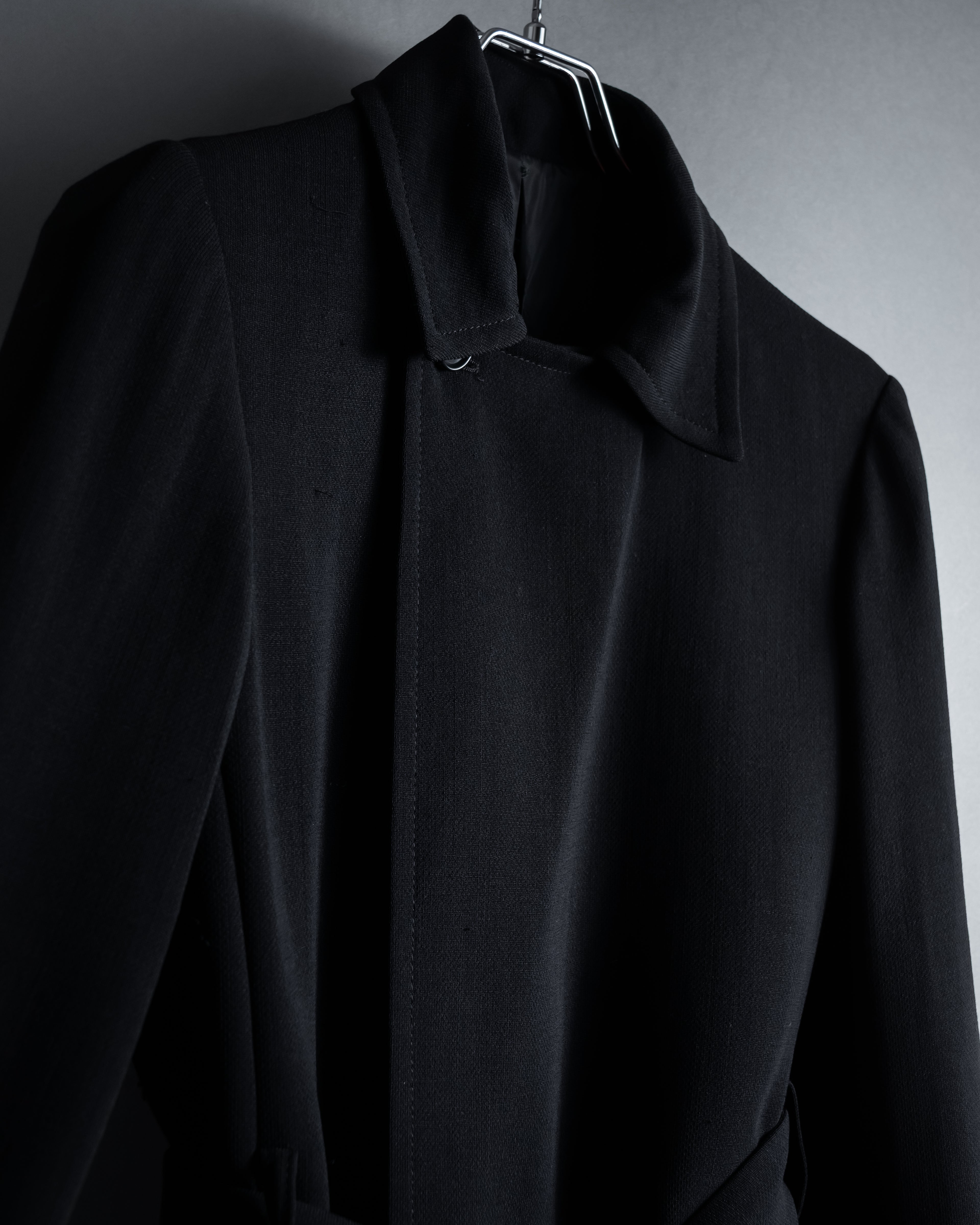 "Max Mara" Reversible belted collar coat