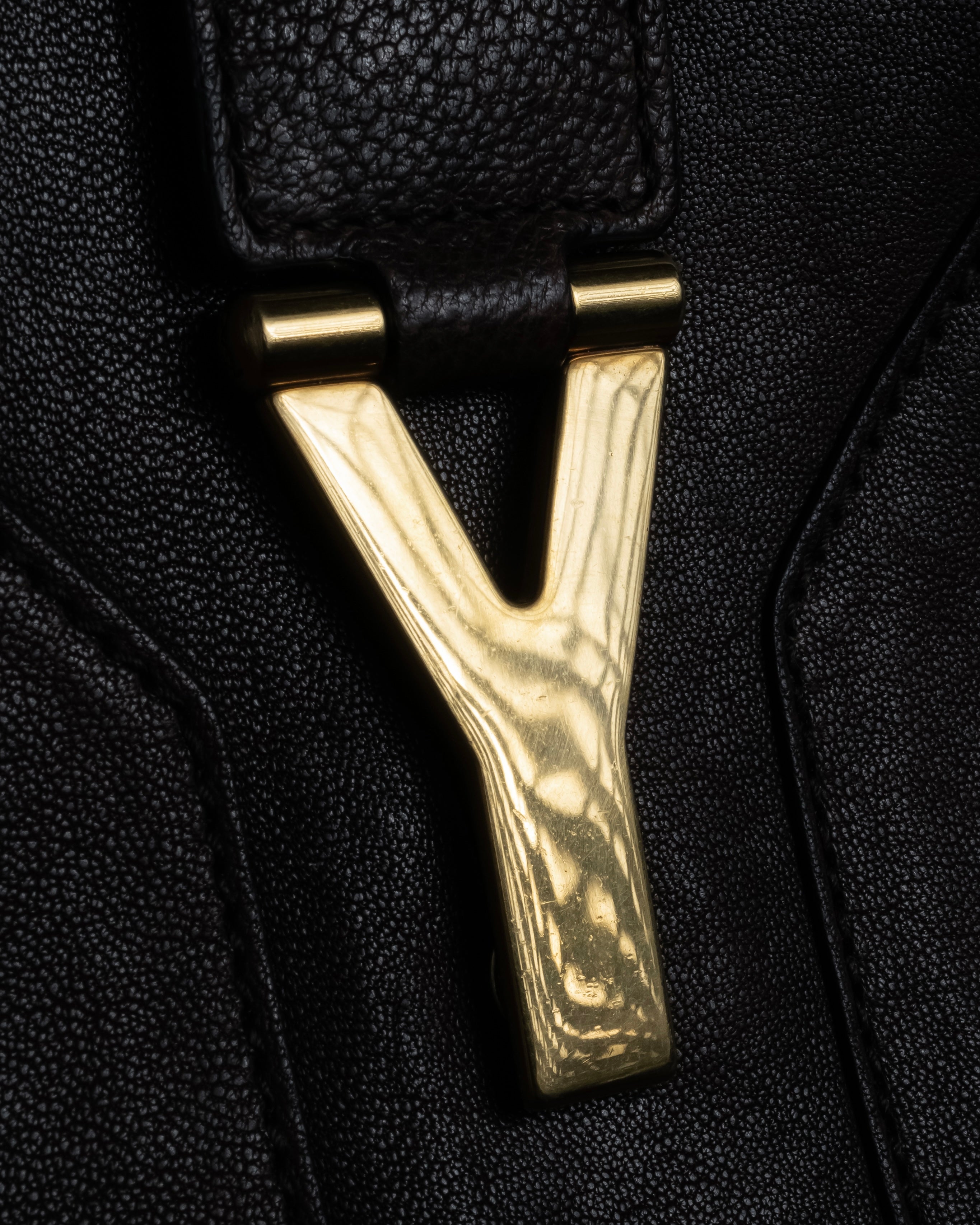 "YVES SAINT LAURENT" 11'year-12'year Chic Gabas leather bag