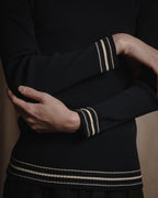 "Jean Paul GAULTIER CLASSIQUE"
Mid 90s nylon rib knit sweater