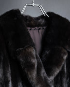 "GUCCI" Semi-custom atelier work fur long coat