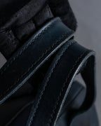 "GUCCI" Vintage gold metal fittings mini doctor bag