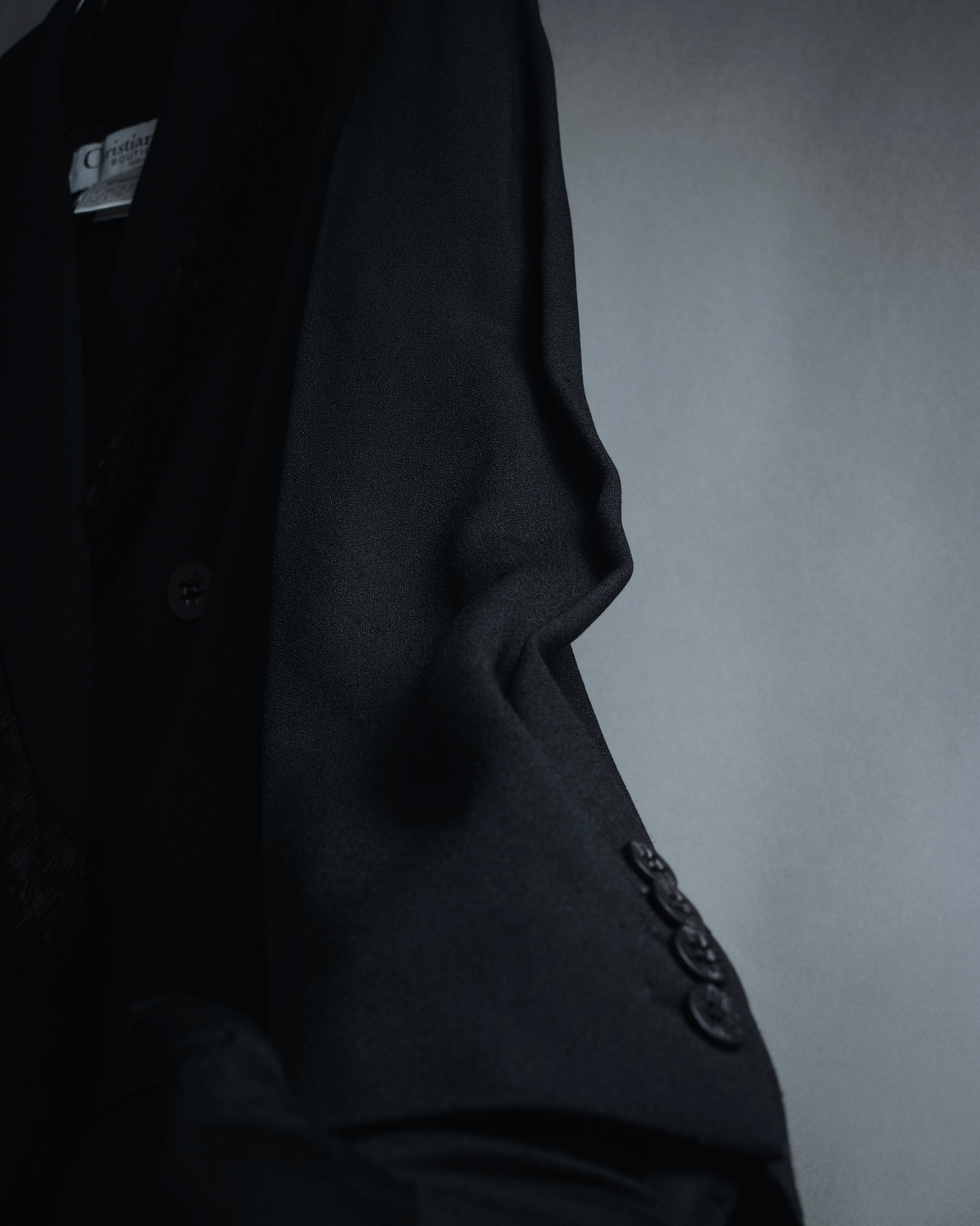 –SPECIAL– "Christian Dior"
98SS fringed peak lapel double breasted jacket