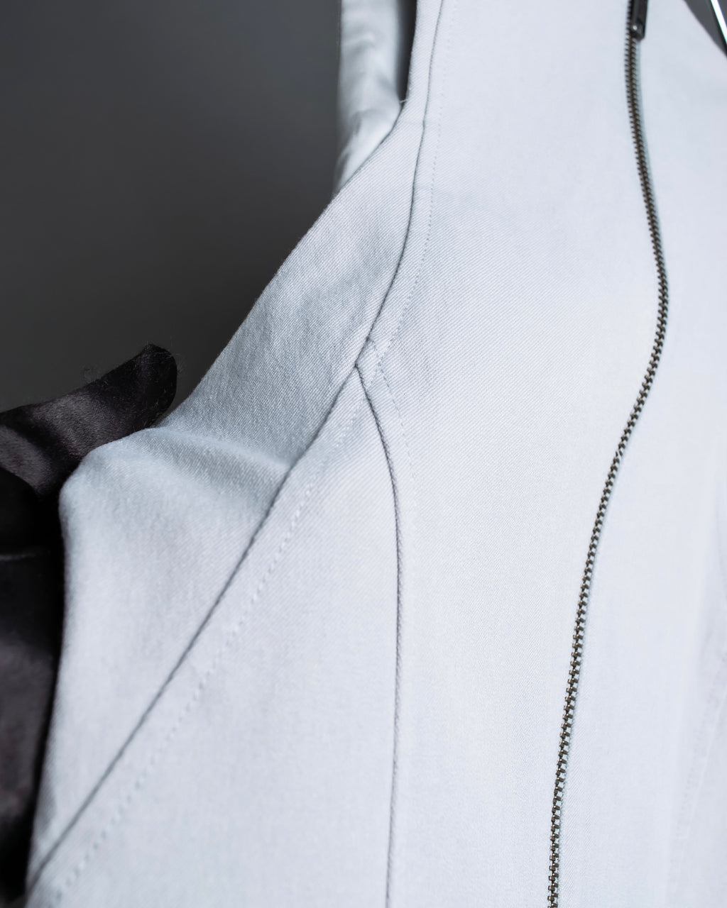 “Helmut Lang” Asymmetry designed v neck one piece