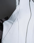 “Helmut Lang” Asymmetry designed v neck one piece