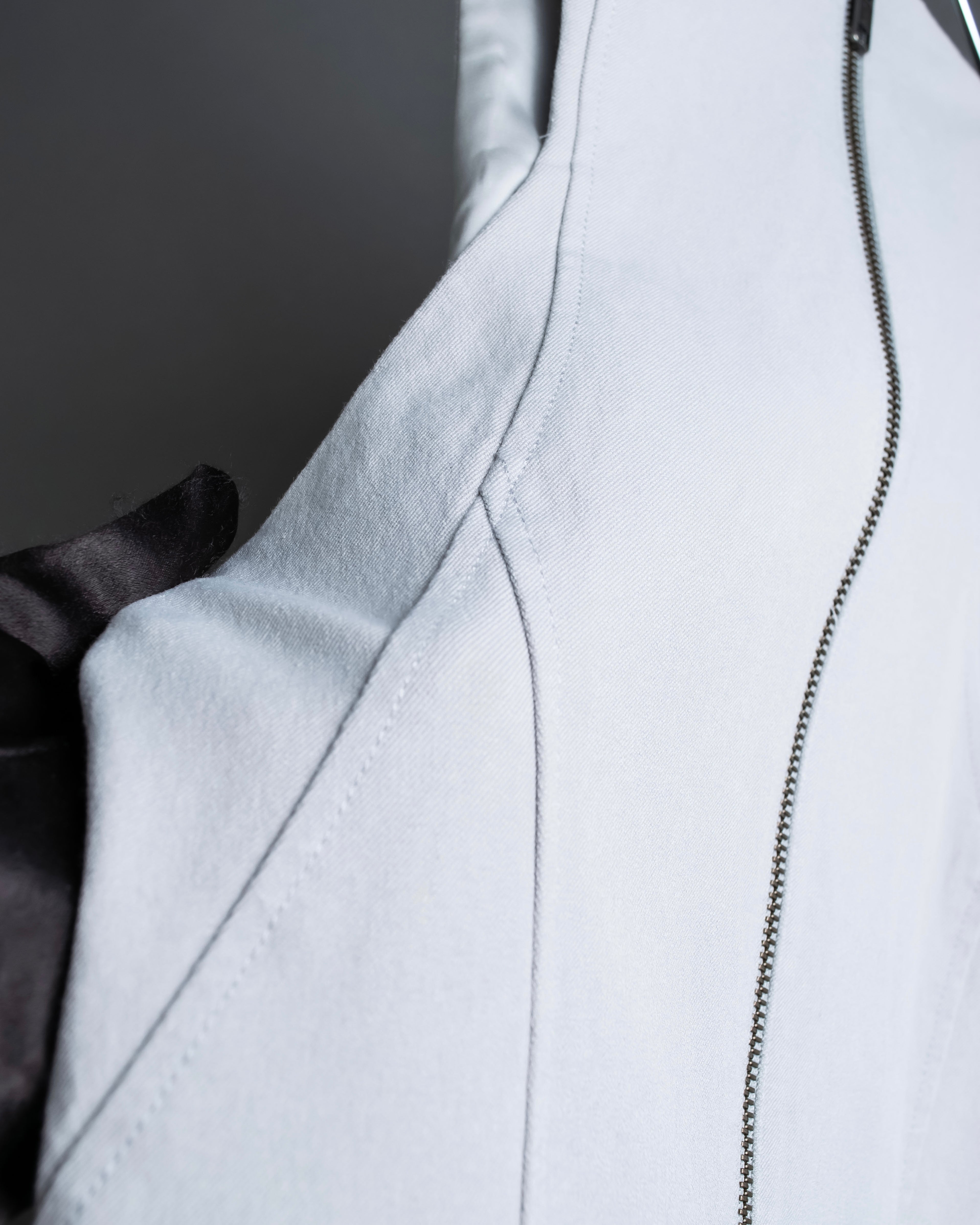 “Helmut Lang” Asymmetry designed v neck one piece