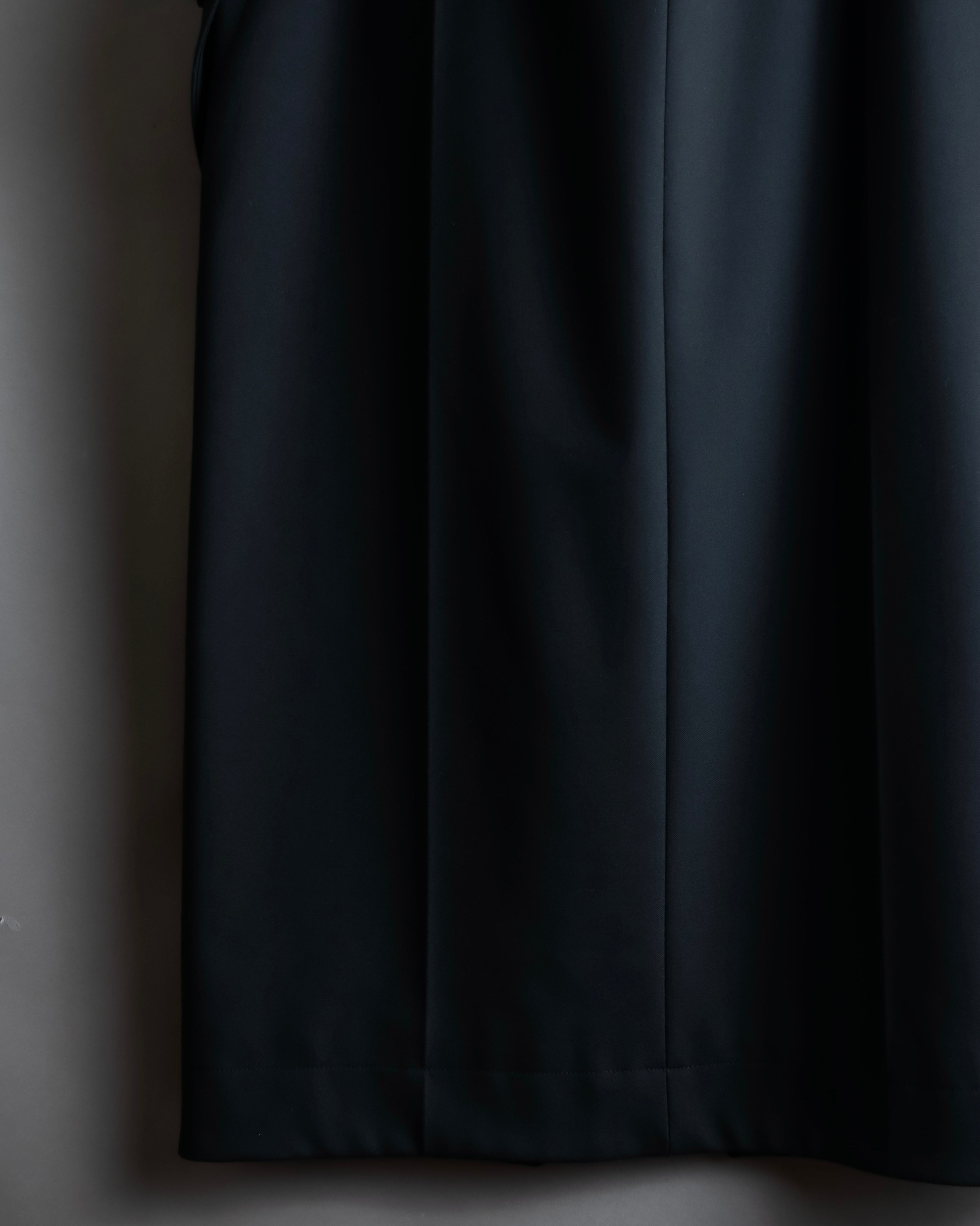 "NINA RICCI" Side button detail cropped length skirt