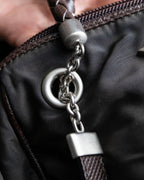 "BOTTEGA VENETA" 2way logo plate nylon bag