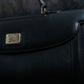 "BURBERRYS" Logo engraved tubular handbag