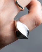 “Georg Jensen” Twisted shape silver ring