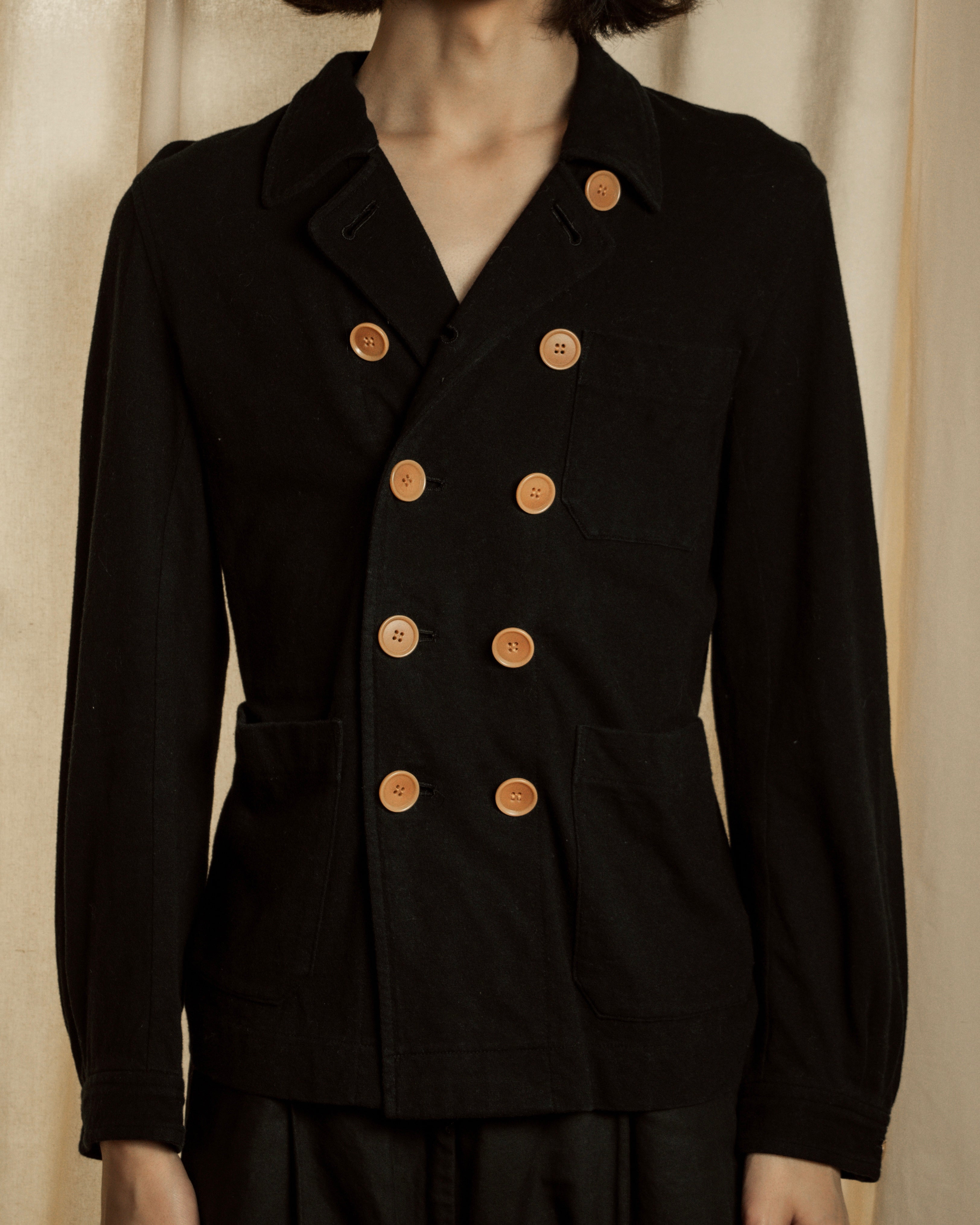 "tricot COMME des GARCONS" 07AW Military detail double-breasted compact jacket