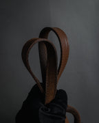 "BURBERRYS" 90’s PVC＆leather 2-way bag