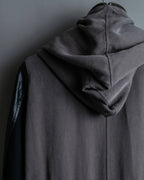 “DOUBLE STANDARD CLOTHING” Designed sleeve hooded middle coat