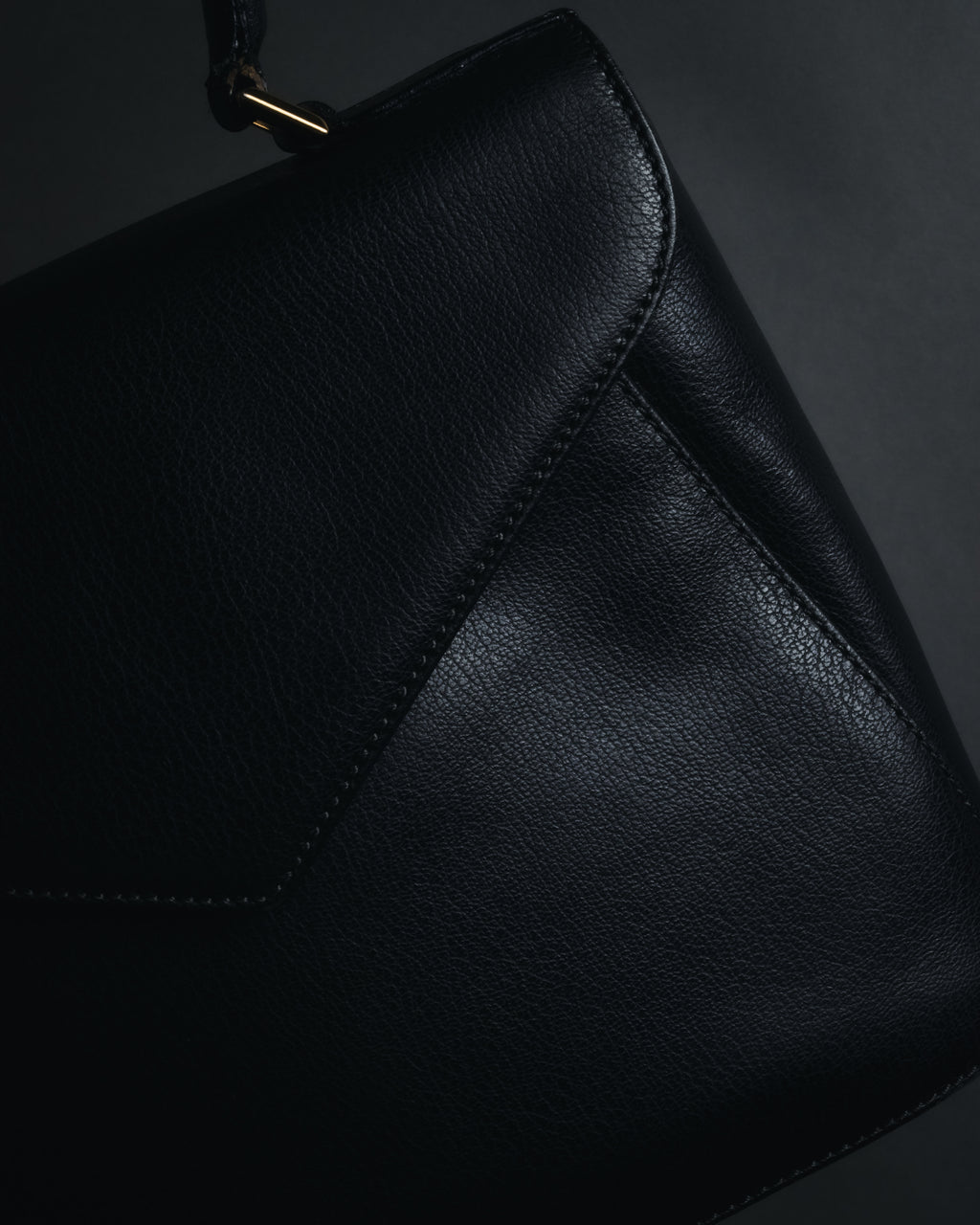 "Salvatore Ferragamo" Mid 90’s archival envelope flap top-handle bag