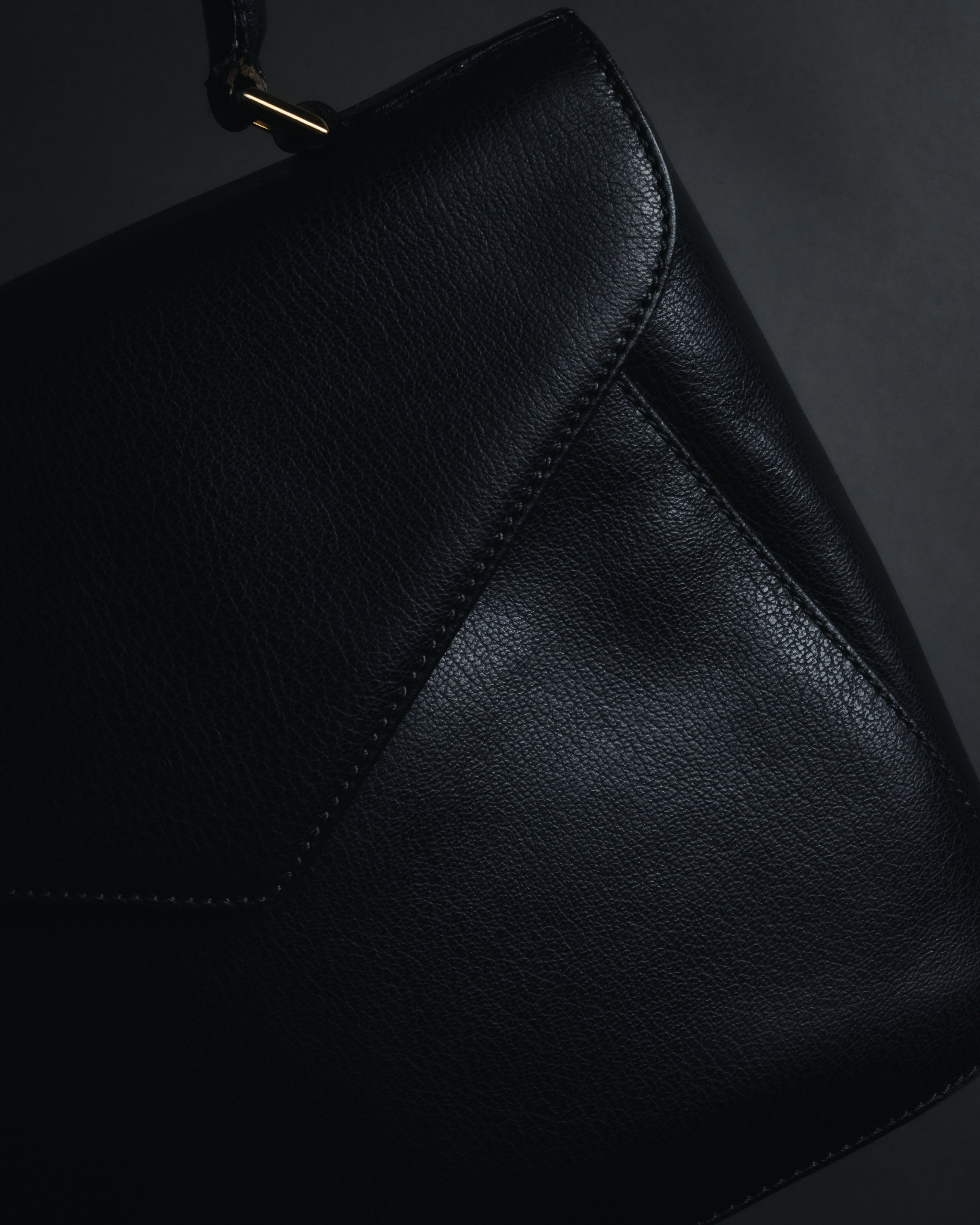 "Salvatore Ferragamo" Mid 90’s archival envelope flap top-handle bag