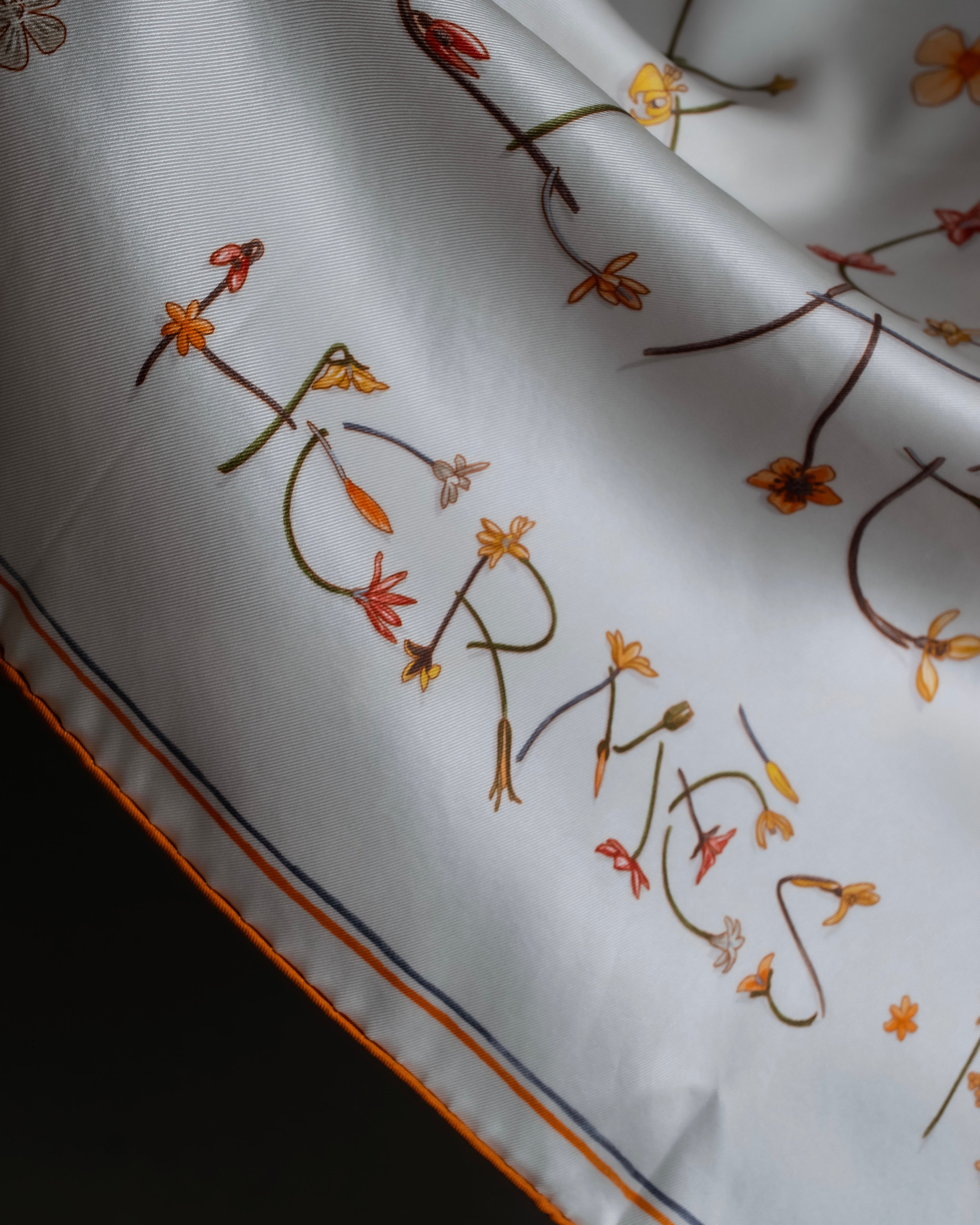 "HERMES" Carré 70 I Like Flowers silk scarf