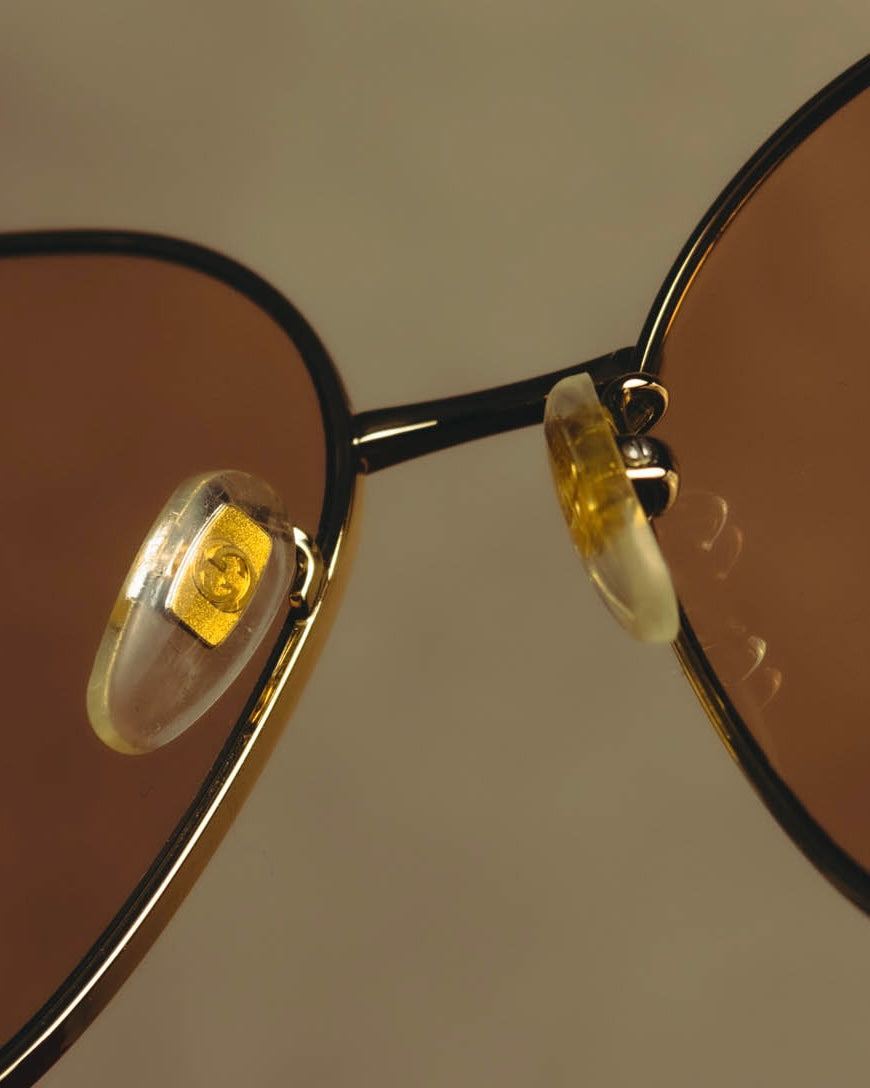 -SPECIAL- “GUCCI” 2016-2022 chain detailed oversized sunglasses