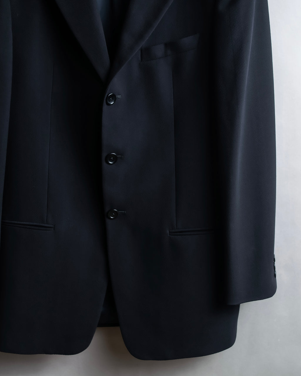 "ARMANI COLLEZIONI" Herringbone weave classical detail set up