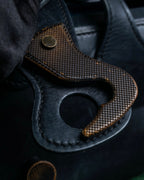 "GUCCI" Vintage gold metal fittings mini doctor bag