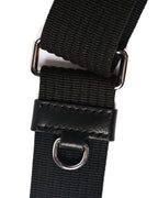 LACOSTE/ “Lenglen” Leather Pleated 2 Way Handbag Black