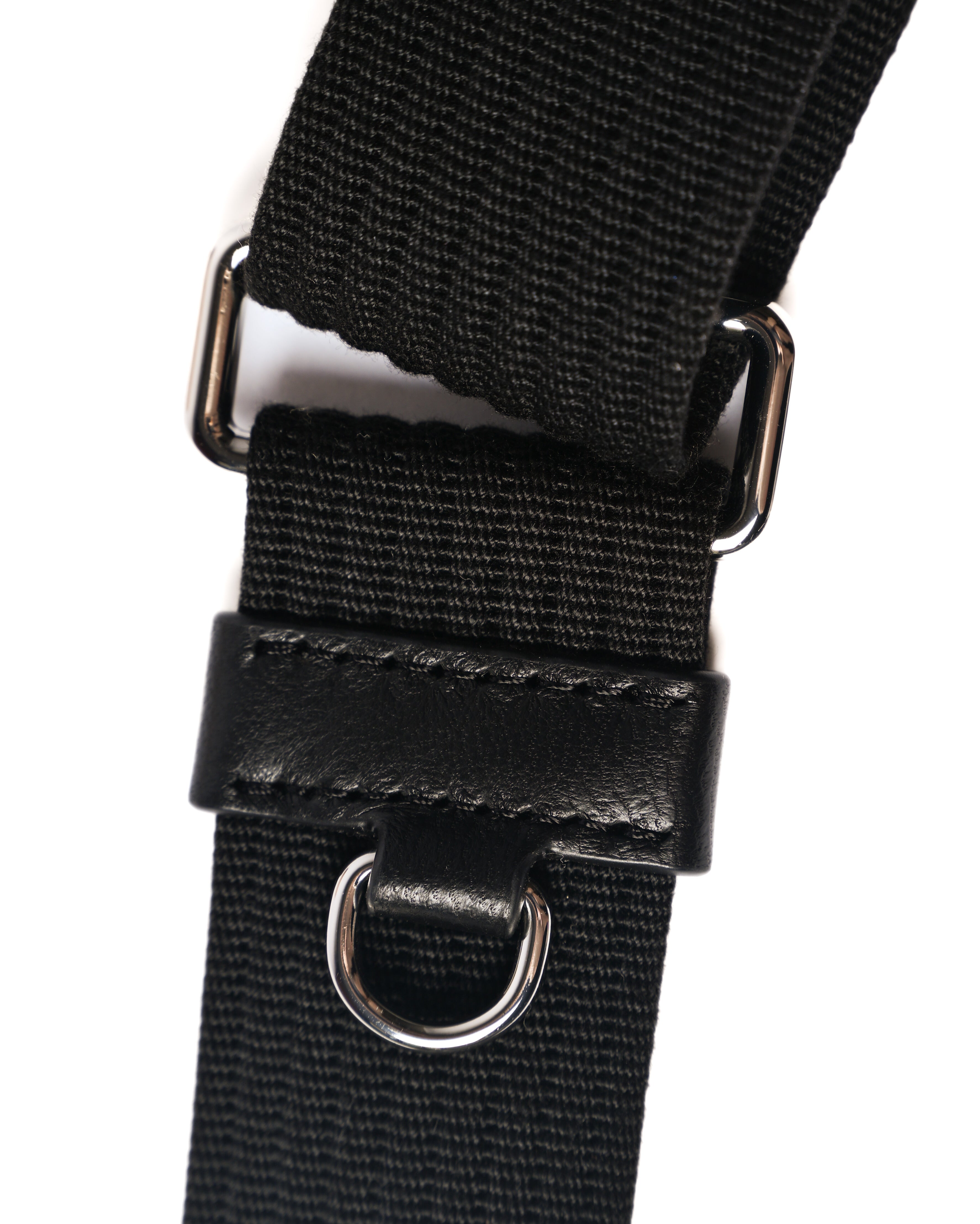 LACOSTE/ “Lenglen” Leather Pleated 2 Way Handbag Black