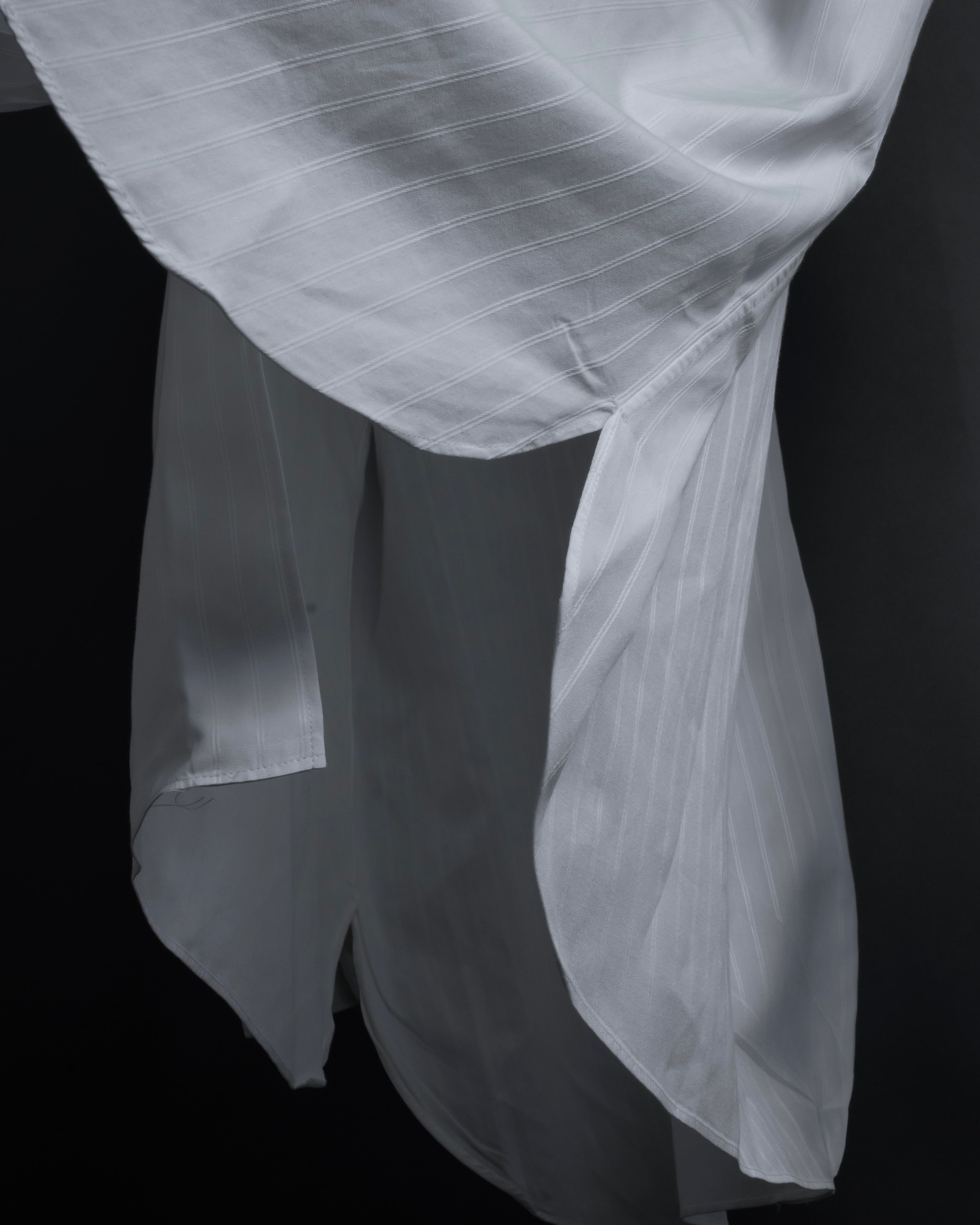 "COMME des GARCONS
HOMME" 90's Keiichi Tanaka design striped shirt