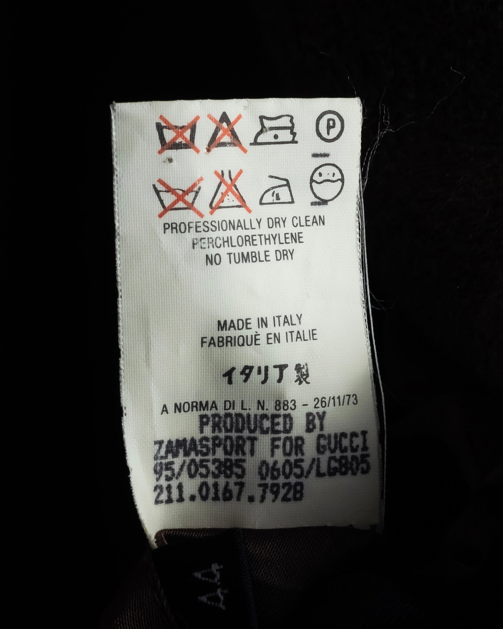 -SPECIAL- “GUCCI × ZAMASPORT” 1989–1994 Double Breasted Long Coat