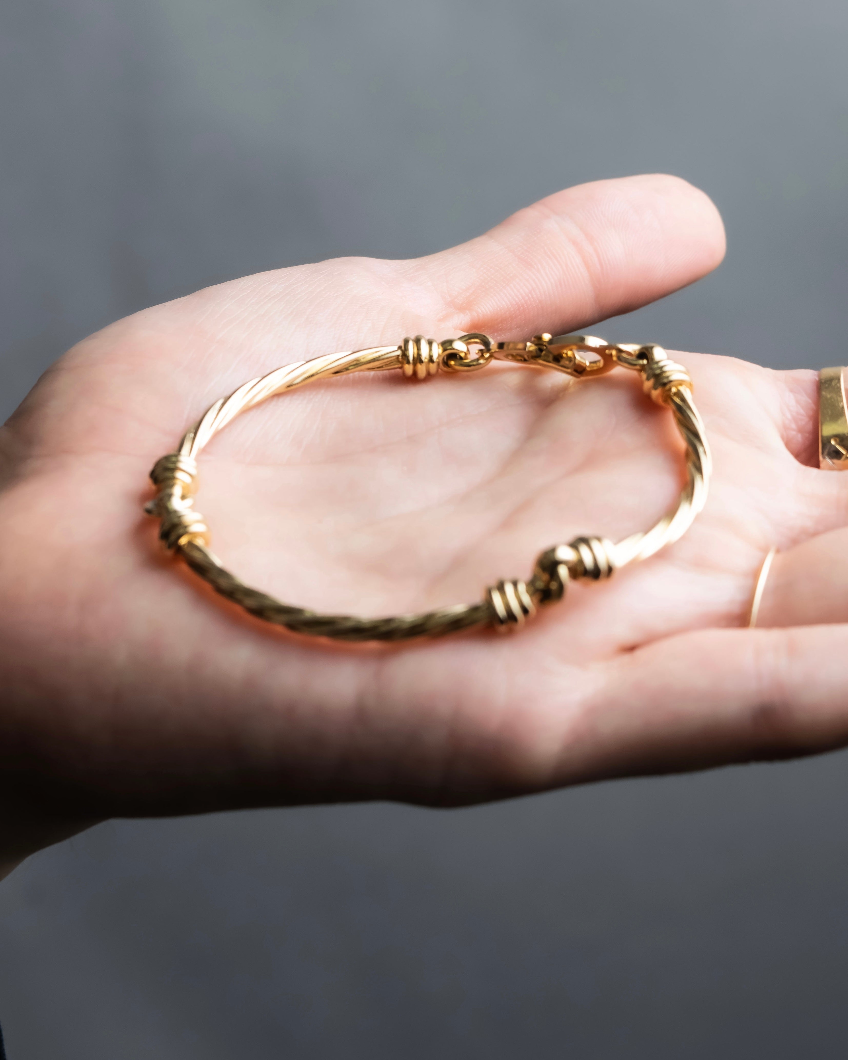 "DIOR" Twisted antique design bracelet