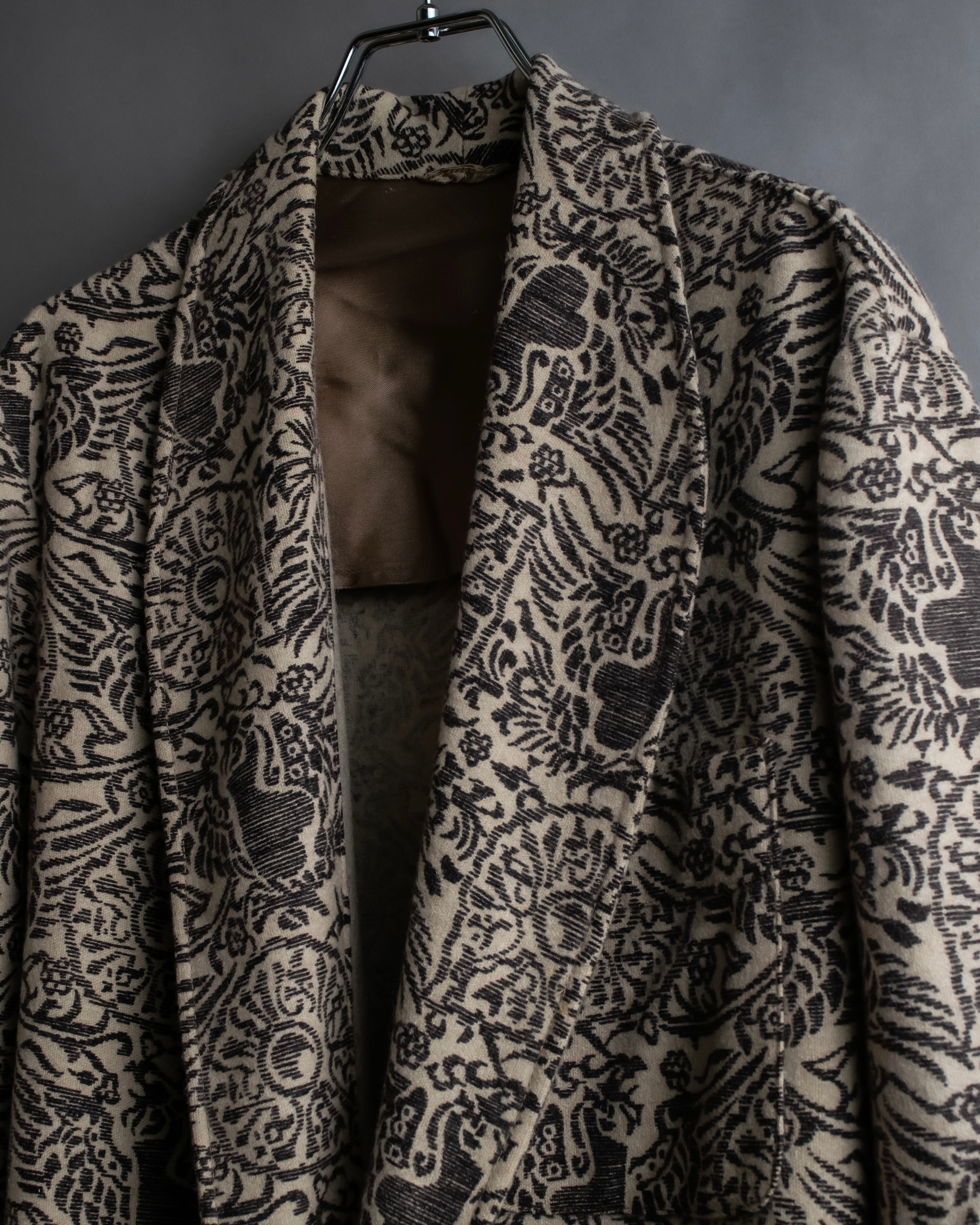 Vintage gobelin oversized gown coat