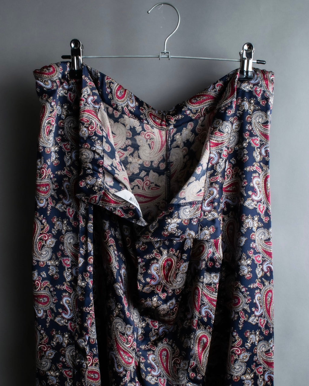 "Christian Dior" 100% silk paisley pajama set