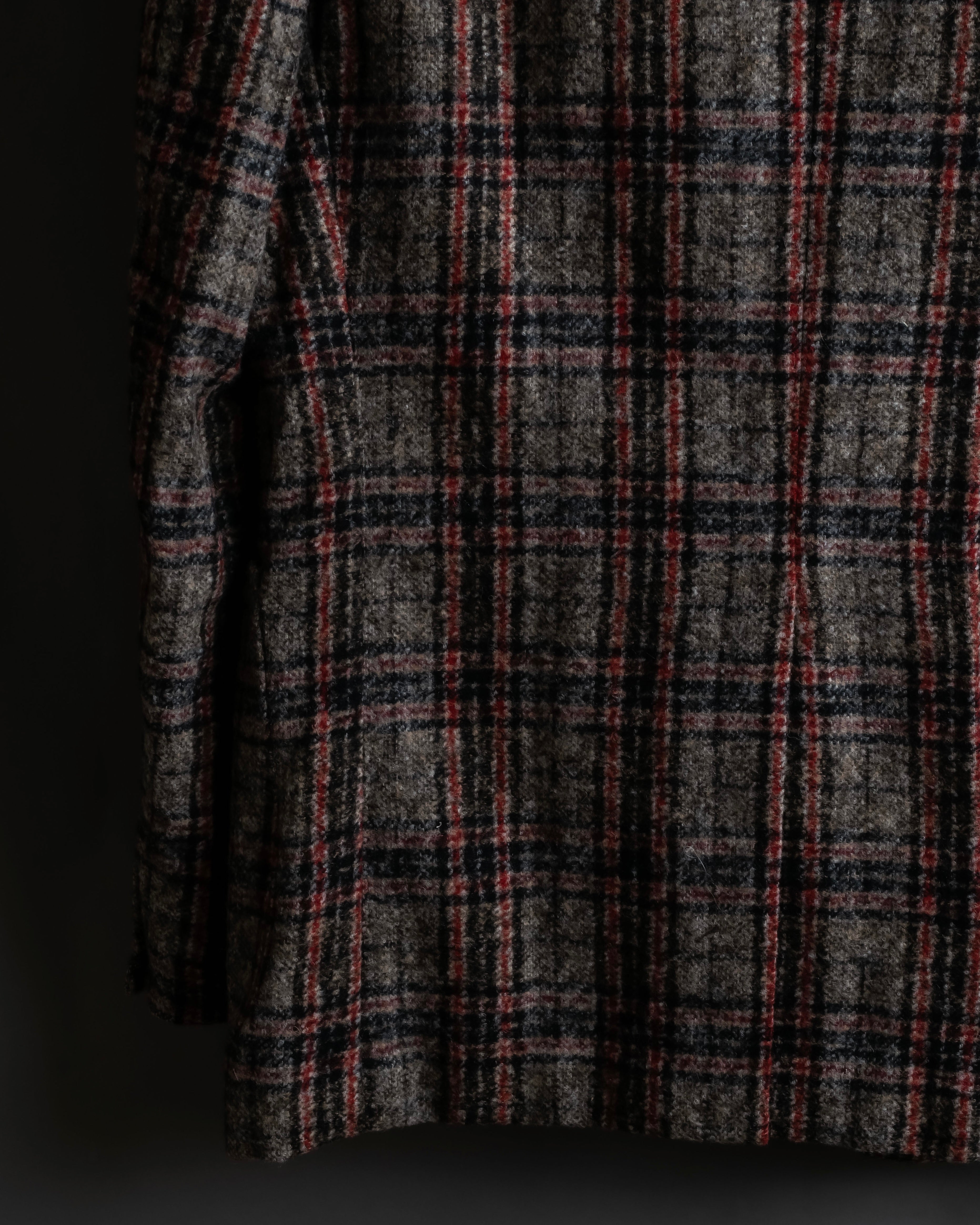 "Ernesto" Multicolor checked tailored jacket