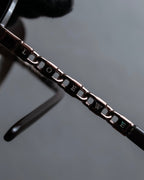 "LOEWE" Temple chain detail teardrop frame sunglasses