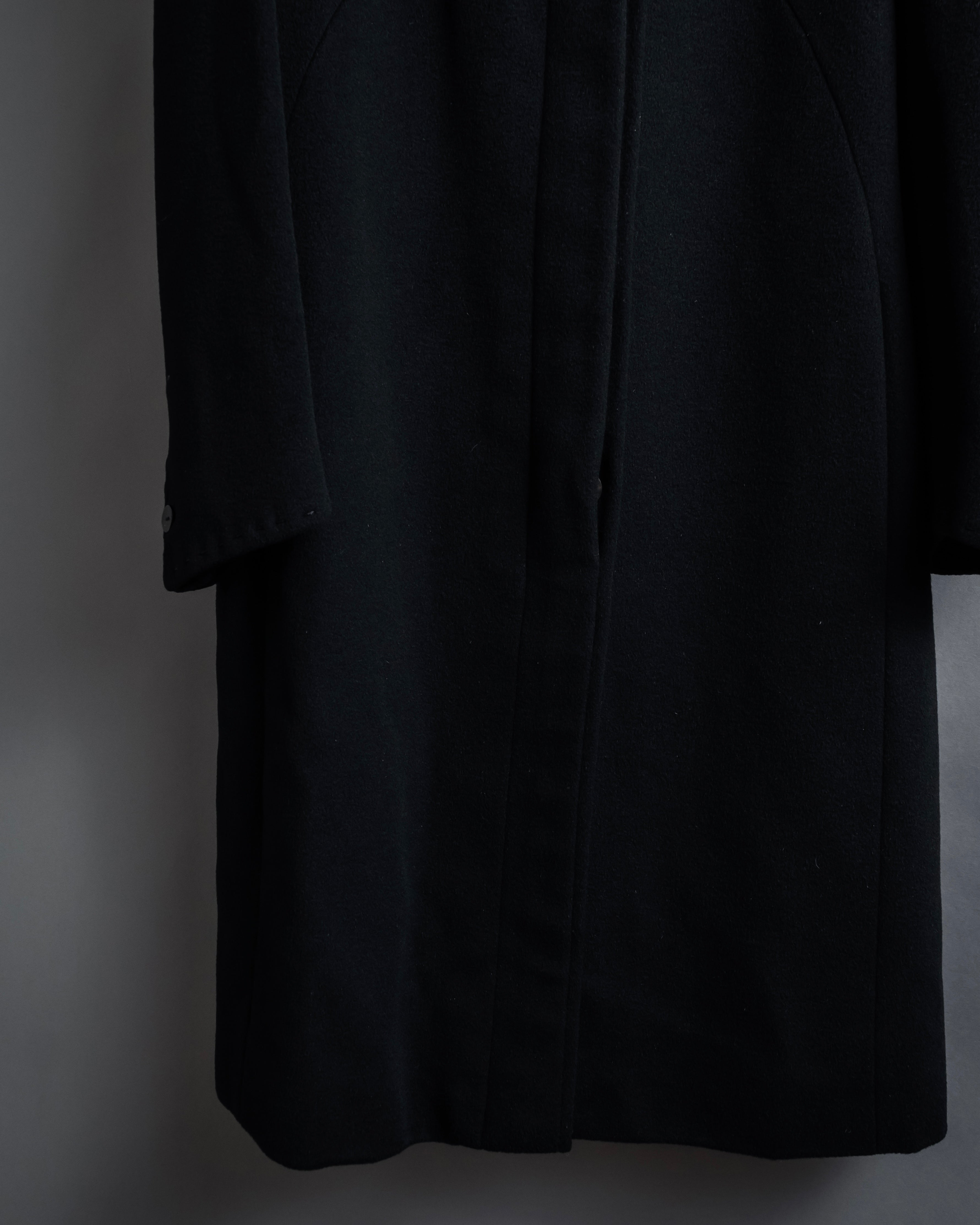 "FENDI" 00's-10's Karl Lagerfeld design shaped long coat