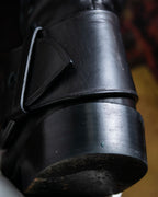 "BOTTEGA VENETA" Belt design square toe knee high long boots