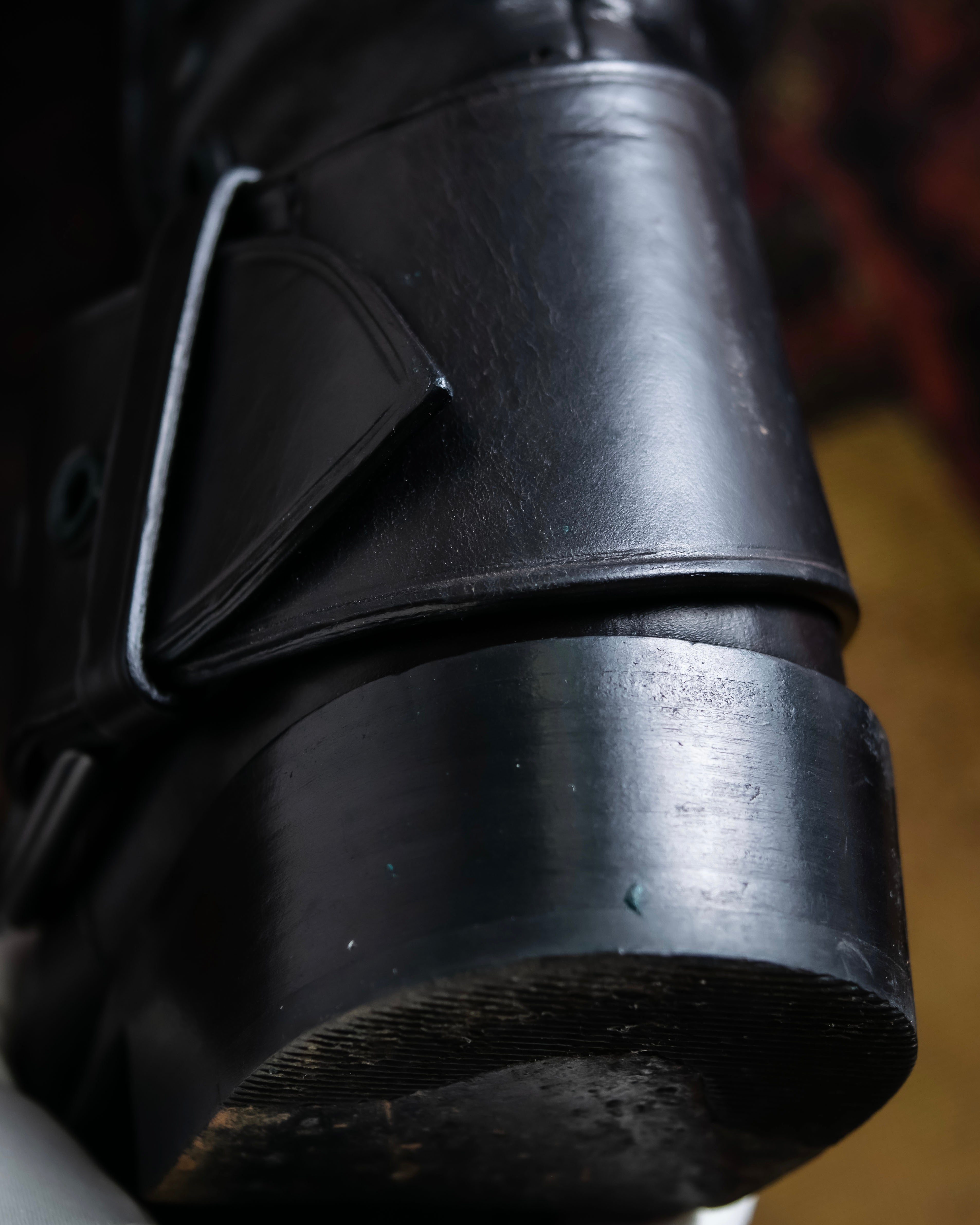 "BOTTEGA VENETA" Belt design square toe knee high long boots