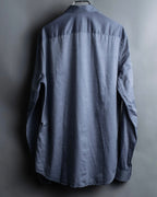 “PRADA” Bicolor back designed dress shirt