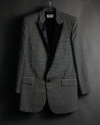 –SPECIAL– "SAINT LAURENT PARIS"
10’s Houndstooth leather-lapel peak blazer